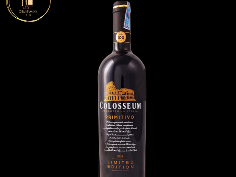 Vang đỏ Ý Colosseum Primitivo Limited Edition