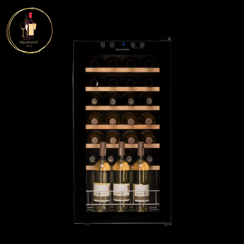Tủ bảo quản rượu vang Dunavox – 28 chai