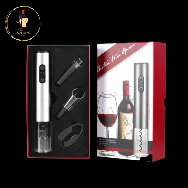 Bộ khui rượu vang phụ kiện 4 món