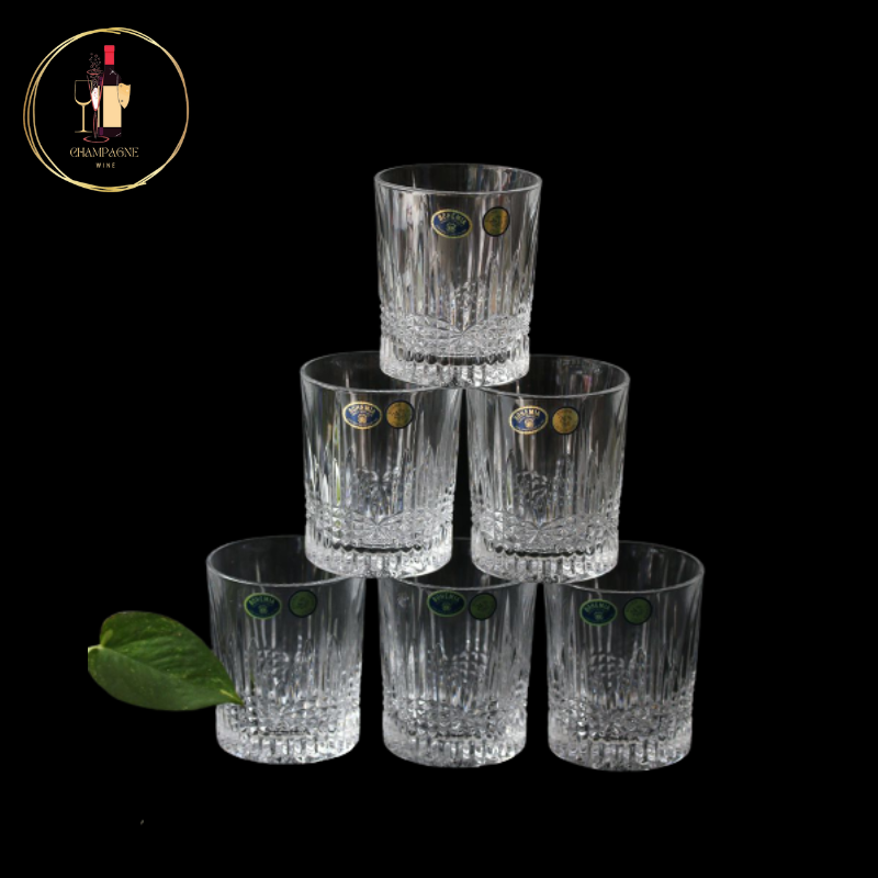 Ly Rock uống Whisky thủy tinh Hongli trắng tròn 285ml