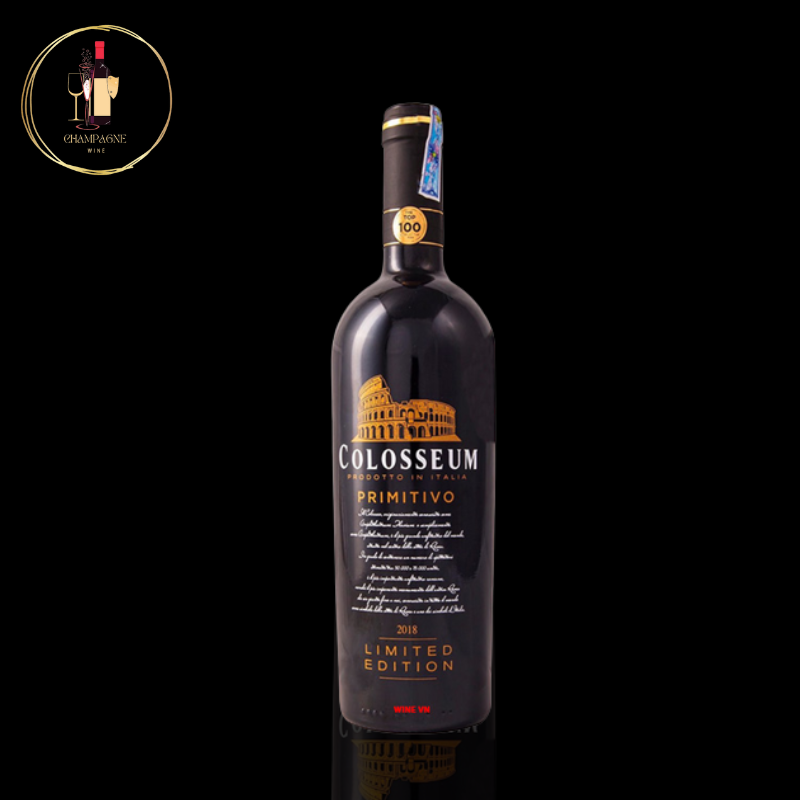 Vang đỏ Ý Colosseum Primitivo Limited Edition